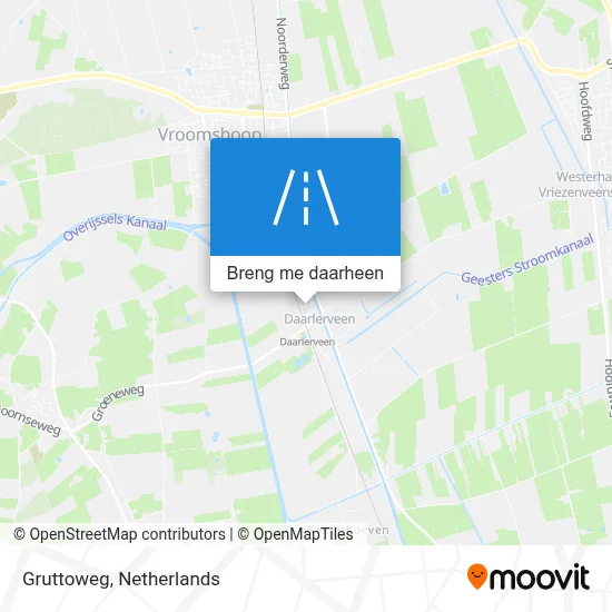 Gruttoweg kaart