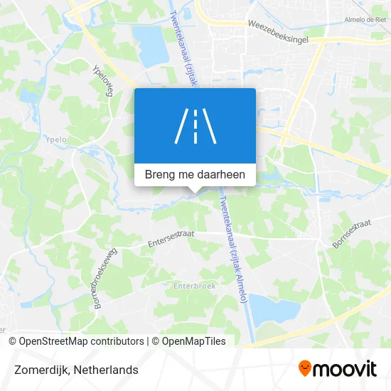 Zomerdijk kaart