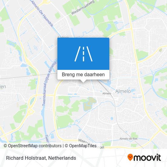 Richard Holstraat kaart