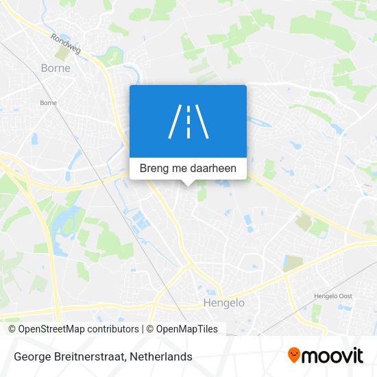 George Breitnerstraat kaart