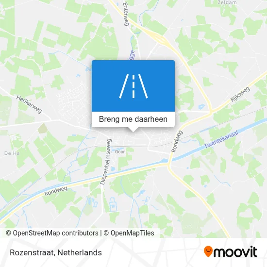 Rozenstraat kaart