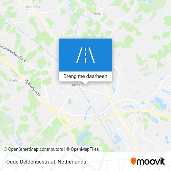 Oude Deldensestraat kaart