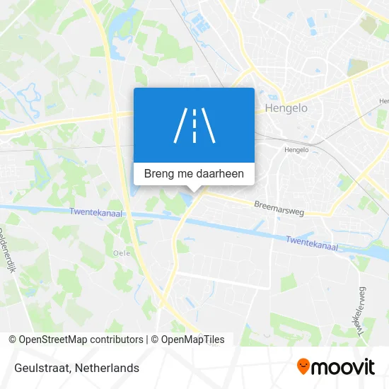 Geulstraat kaart