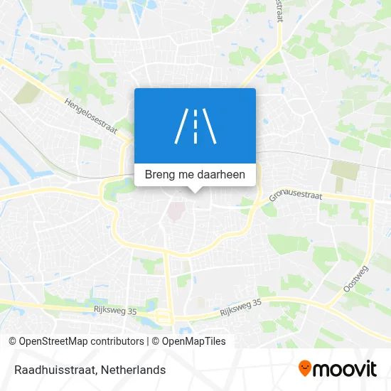 Raadhuisstraat kaart