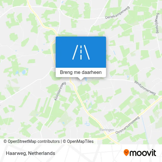 Haarweg kaart
