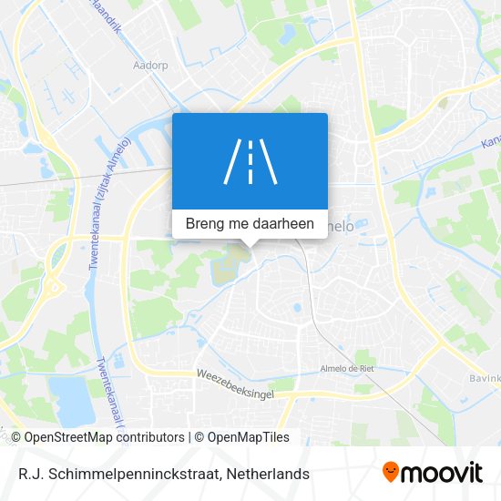 R.J. Schimmelpenninckstraat kaart