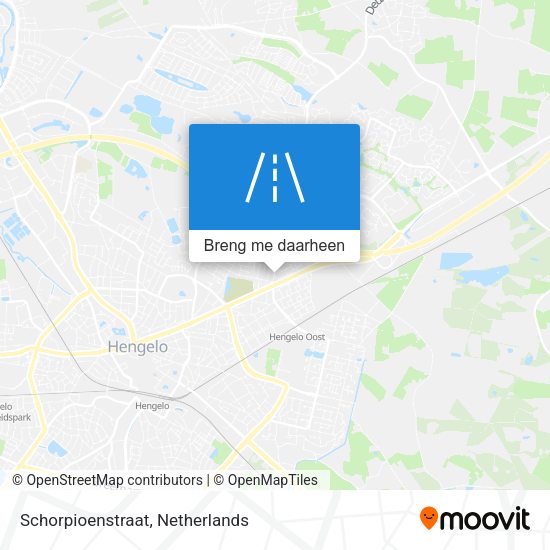 Schorpioenstraat kaart
