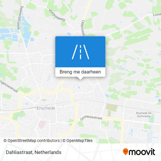 Dahliastraat kaart