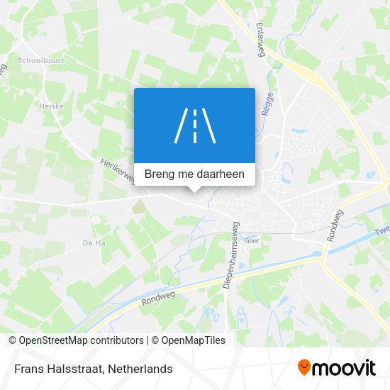 Frans Halsstraat kaart
