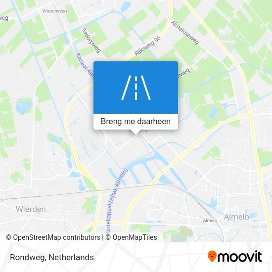 Rondweg kaart
