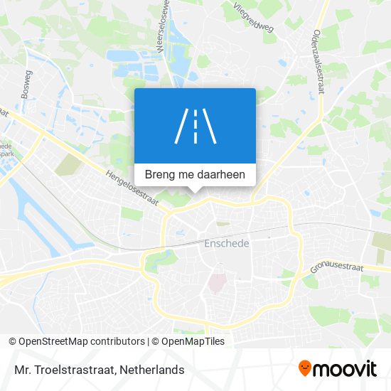 Mr. Troelstrastraat kaart