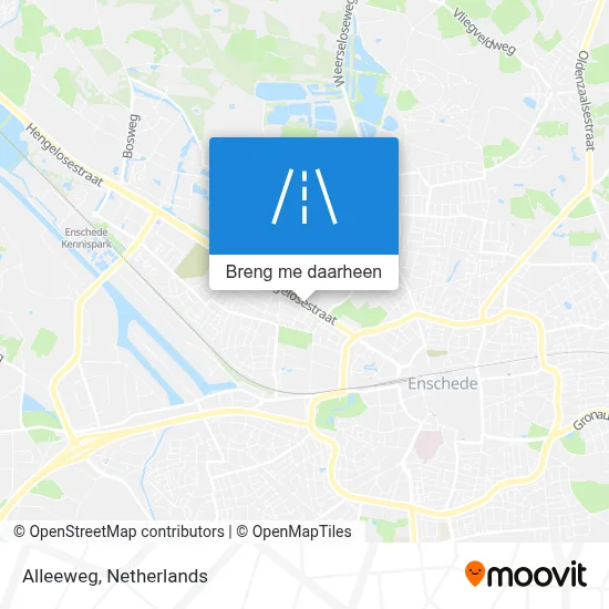 Alleeweg kaart