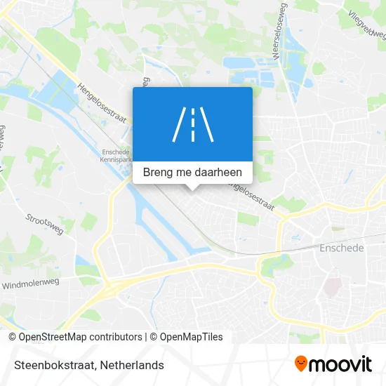 Steenbokstraat kaart