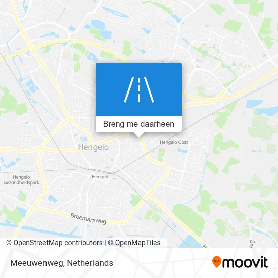Meeuwenweg kaart