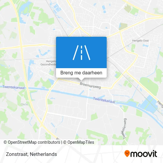 Zonstraat kaart