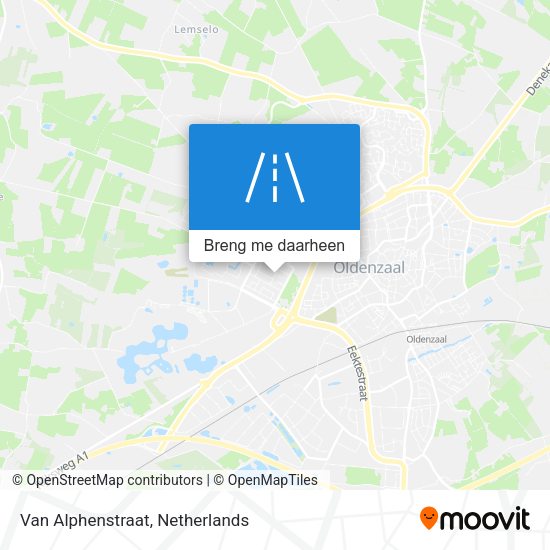 Van Alphenstraat kaart