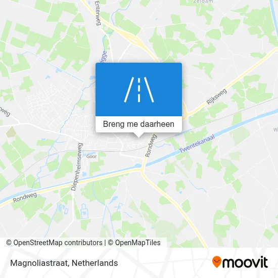 Magnoliastraat kaart