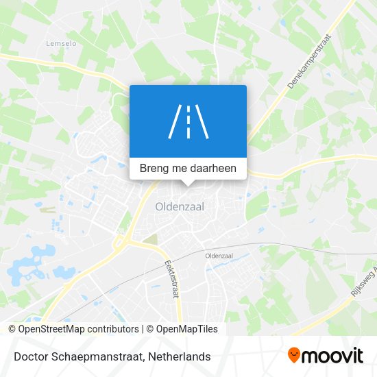 Doctor Schaepmanstraat kaart