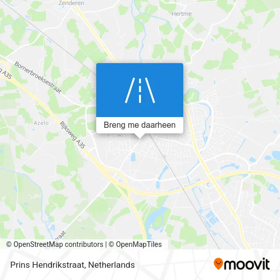 Prins Hendrikstraat kaart