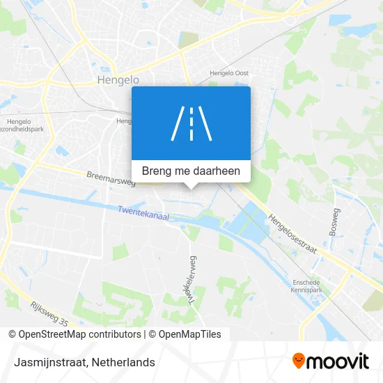 Jasmijnstraat kaart