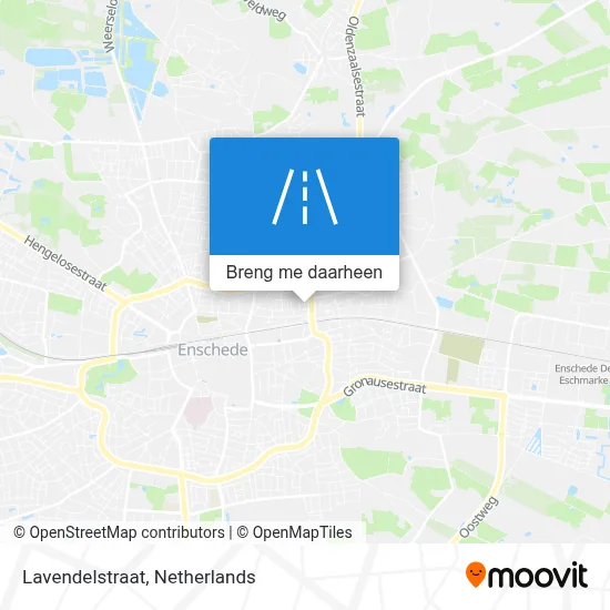 Lavendelstraat kaart