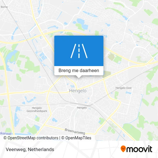 Veenweg kaart