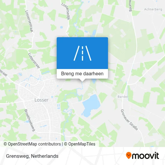 Grensweg kaart