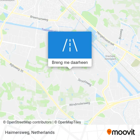 Haimersweg kaart