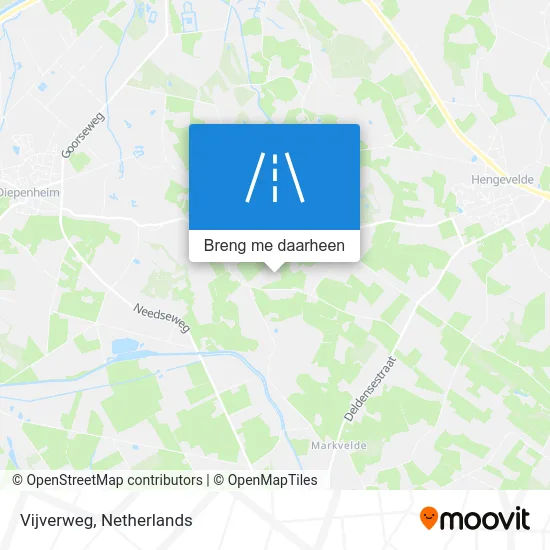 Vijverweg kaart