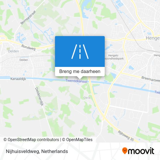 Nijhuisveldweg kaart