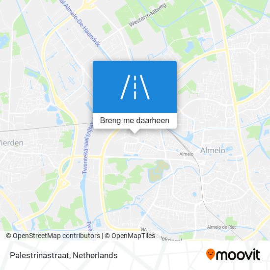 Palestrinastraat kaart