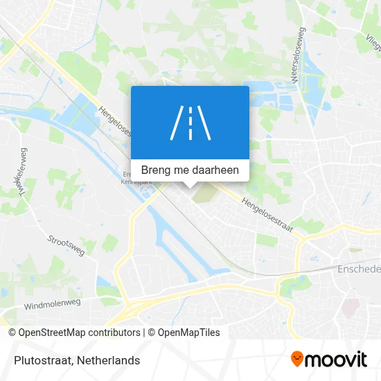 Plutostraat kaart
