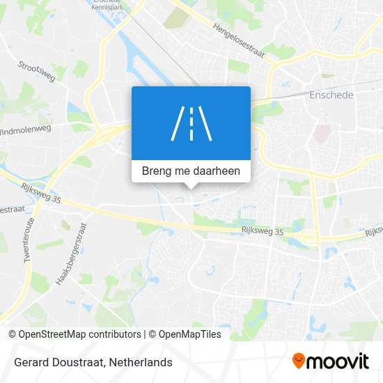 Gerard Doustraat kaart