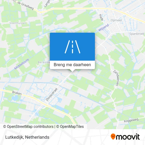 Lutkedijk kaart