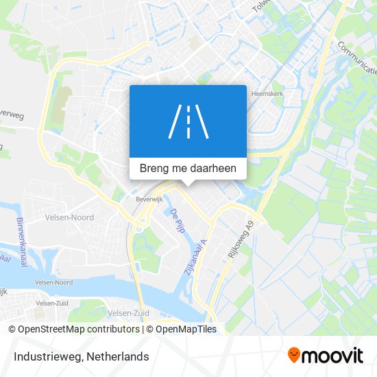 Industrieweg kaart