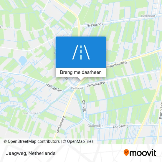 Jaagweg kaart