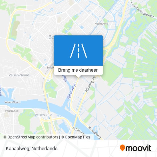 Kanaalweg kaart