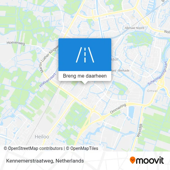 Kennemerstraatweg kaart