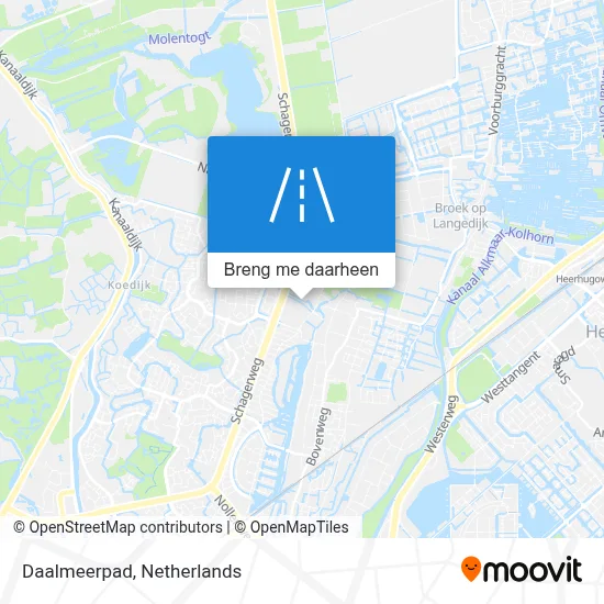 Daalmeerpad kaart