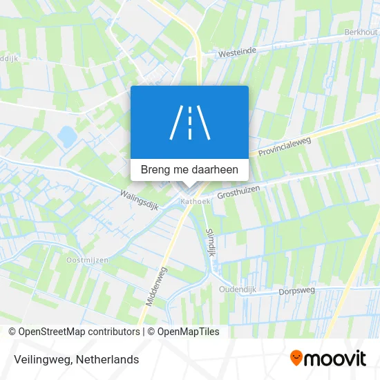 Veilingweg kaart