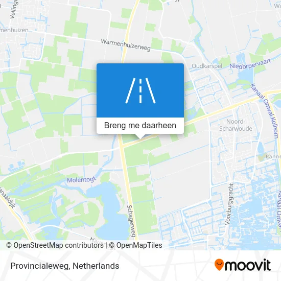 Provincialeweg kaart