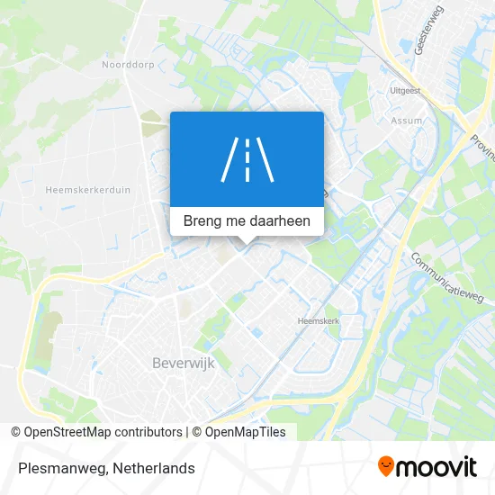 Plesmanweg kaart
