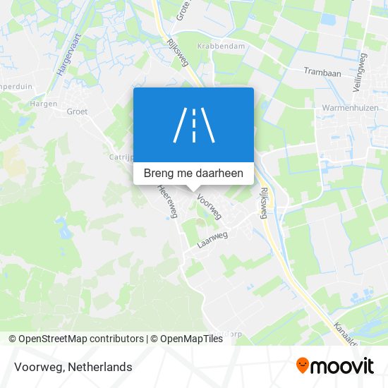 Voorweg kaart