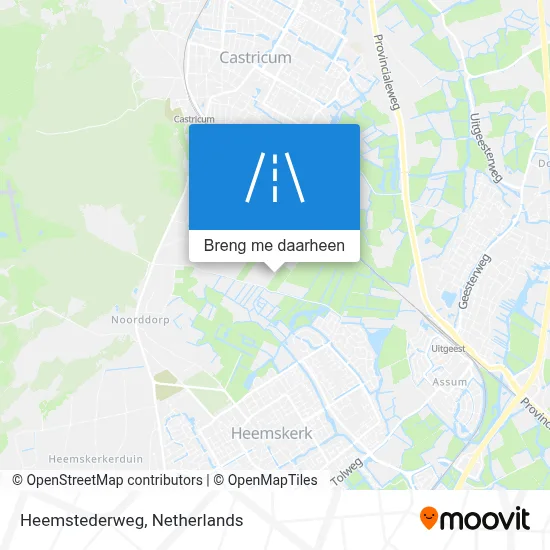 Heemstederweg kaart