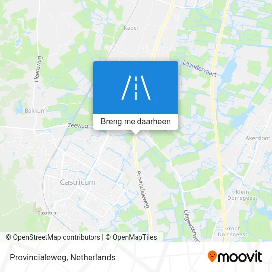 Provincialeweg kaart