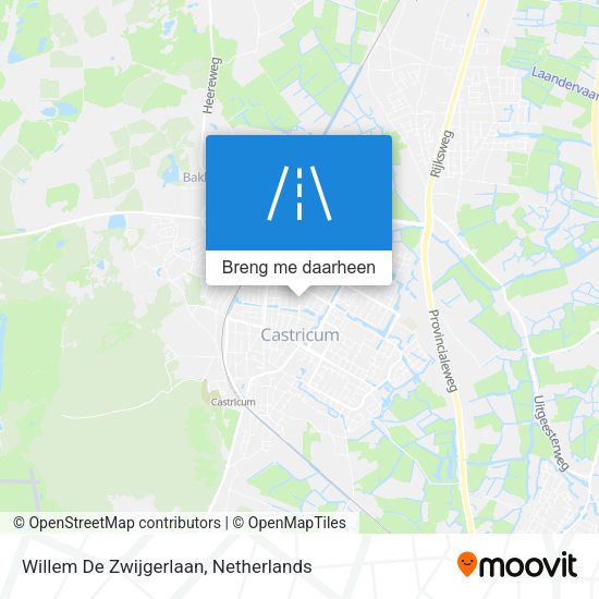 Willem De Zwijgerlaan kaart