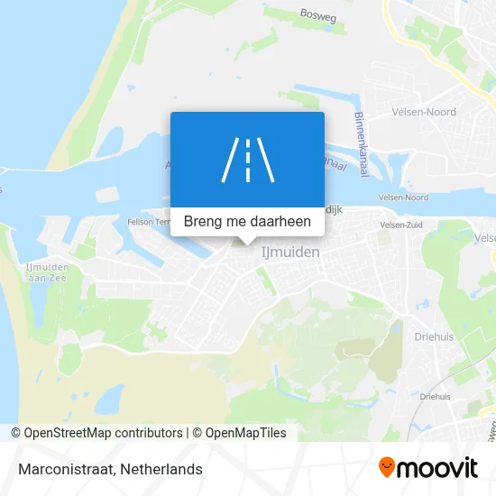 Marconistraat kaart