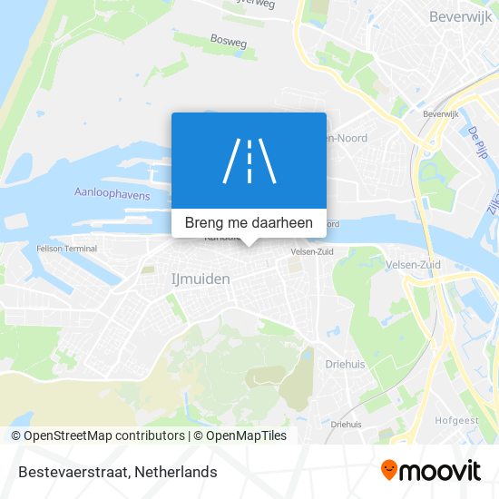 Bestevaerstraat kaart