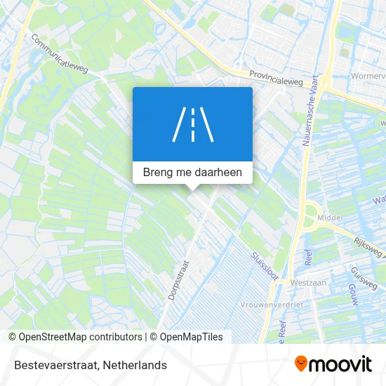 Bestevaerstraat kaart