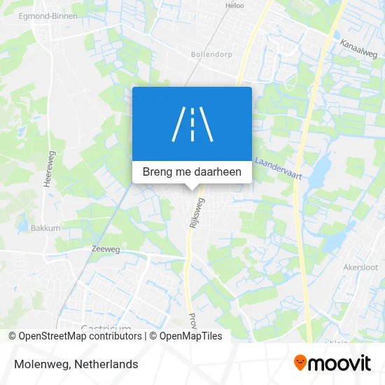 Molenweg kaart